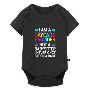 Kindertagesstätte Erziehung Erzieher Erzieherin - Baby Premium Kurzarmbody - Schwarz - Vorne