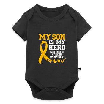 Enfant Cancer Survivant du Cancer - Body à manches courtes Premium Bébé - noir - Devant