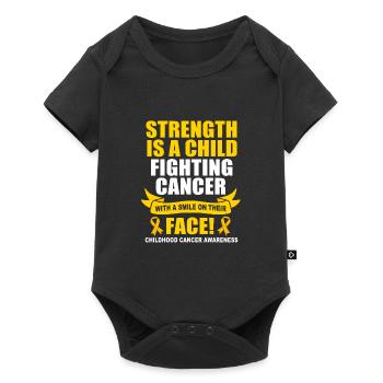 Enfant Cancer - Body à manches courtes Premium Bébé - noir - Devant