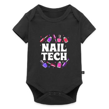 Beautician - Baby Premium short-sleeve bodysuit - black - Front