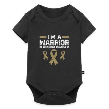 Brain Tumor Tumor Brain Cancer Survivor - Baby Premium short-sleeve bodysuit - black - Front