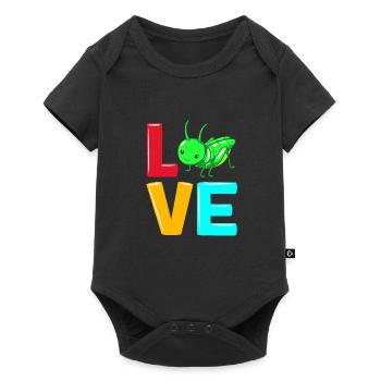 Grasshopper - Baby Premium short-sleeve bodysuit - black - Front