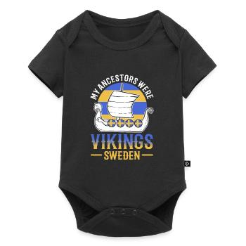 Suède Suédois - Body à manches courtes Premium Bébé - noir - Devant