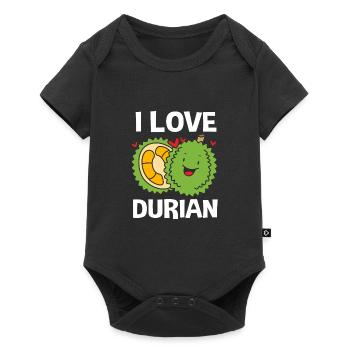 Fruit de durian thaïlandais - Body à manches courtes Premium Bébé - noir - Devant