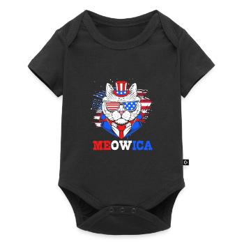 Fourth of July National Colors National Day United States - Baby Premium short-sleeve bodysuit - black - Front