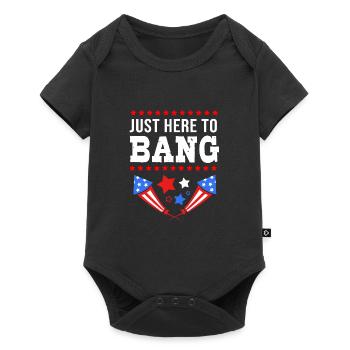 Fourth of July National Colors National Day United States - Baby Premium short-sleeve bodysuit - black - Front