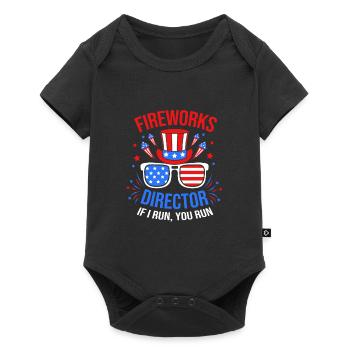 Fourth of July National Colors National Day United States - Baby Premium short-sleeve bodysuit - black - Front