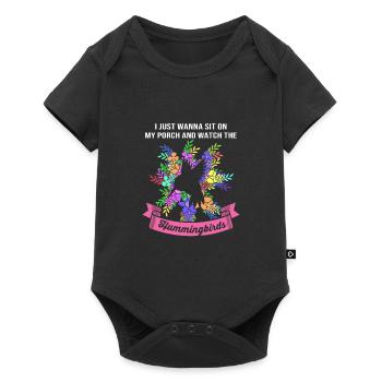 Hummingbird - Baby Premium short-sleeve bodysuit - black - Front