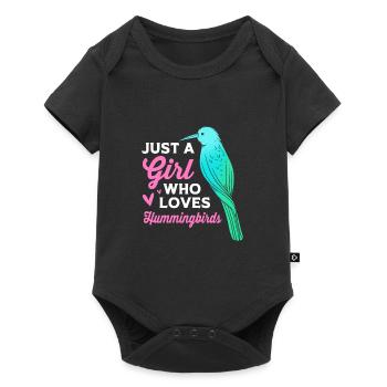 Hummingbird - Baby Premium short-sleeve bodysuit - black - Front