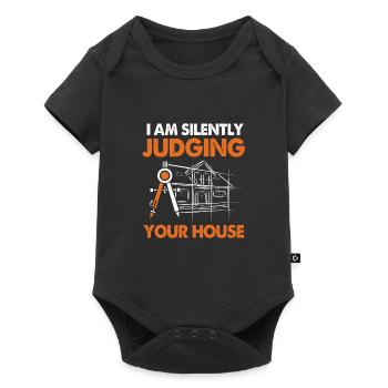 Architecte Architecture - Body à manches courtes Premium Bébé - noir - Devant