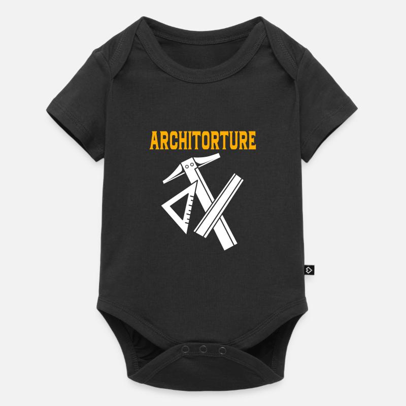 architecture - Baby Premium short-sleeve bodysuit - black