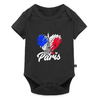France - Baby Premium short-sleeve bodysuit - black - Front