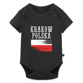Poland Polish - Baby Premium short-sleeve bodysuit - black - Front