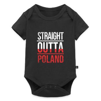 Poland Polish - Baby Premium short-sleeve bodysuit - black - Front