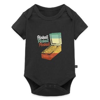 Flipper Boîte de flipper - Body à manches courtes Premium Bébé - noir - Devant