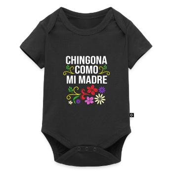 Latina Mom Latino - Baby Premium short-sleeve bodysuit - black - Front