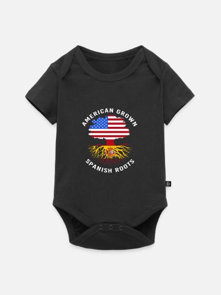 Spanien - Baby Premium Kurzarmbody - Schwarz