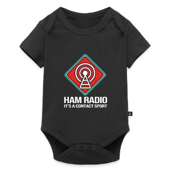 Antenne radio amateur - Body à manches courtes Premium Bébé - noir - Devant