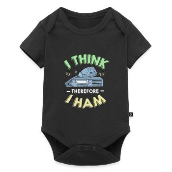 Antenne radio amateur - Body à manches courtes Premium Bébé - noir - Devant