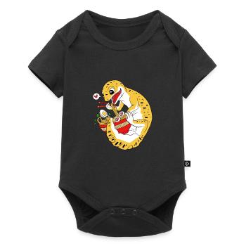 Leopard Gecko - Baby Premium short-sleeve bodysuit - black - Front
