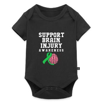 Traumatic brain injury - Baby Premium short-sleeve bodysuit - black - Front