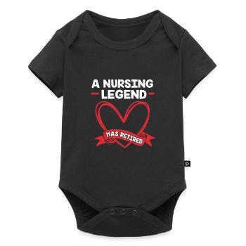 Pension d’infirmière - Body à manches courtes Premium Bébé - noir - Devant