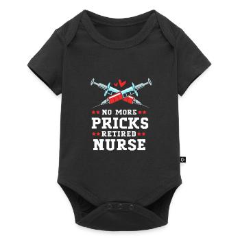 Pension d’infirmière - Body à manches courtes Premium Bébé - noir - Devant