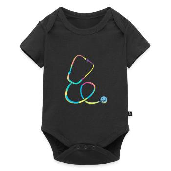 Pension d’infirmière - Body à manches courtes Premium Bébé - noir - Devant