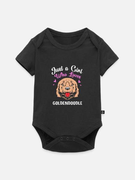Goldendoodle - Baby Premium Kurzarmbody - Schwarz