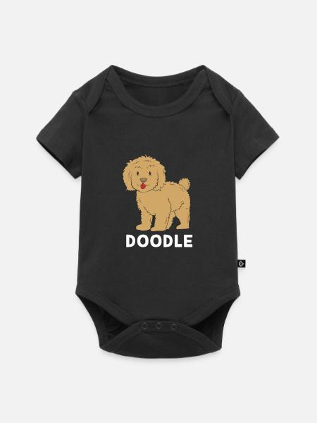Goldendoodle - Baby Premium Kurzarmbody - Schwarz