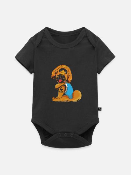 Goldendoodle - Baby Premium Kurzarmbody - Schwarz