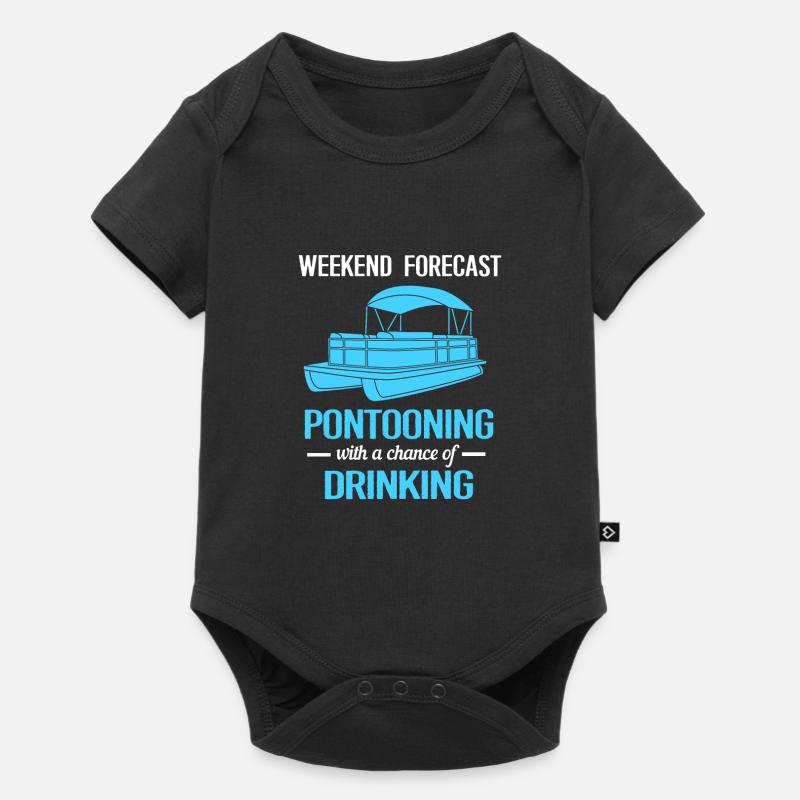 Pontonboot Boot Boote - Baby Premium Kurzarmbody - Schwarz