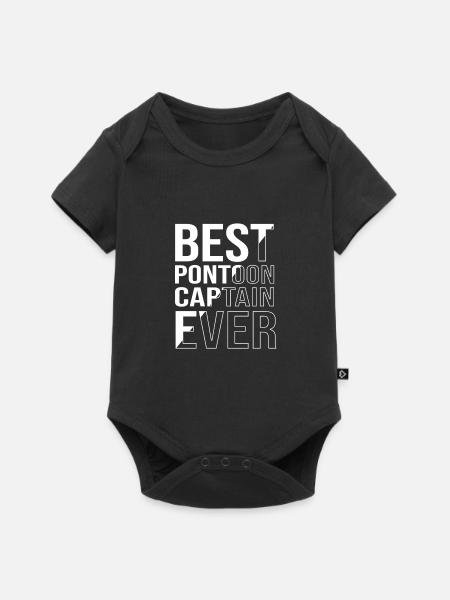 Pontonboot Boot Boote - Baby Premium Kurzarmbody - Schwarz