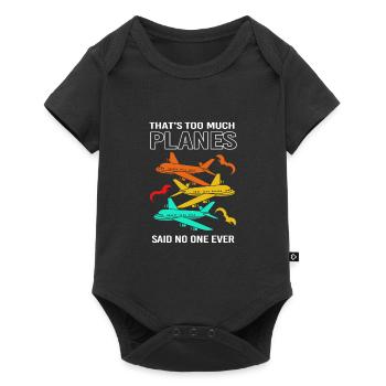 Air traffic controller - Baby Premium short-sleeve bodysuit - black - Front