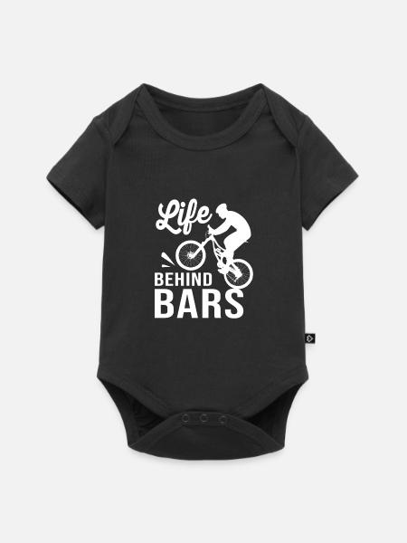 Mountainbike Mountainbiken Mountainbiker - Baby Premium Kurzarmbody - Schwarz