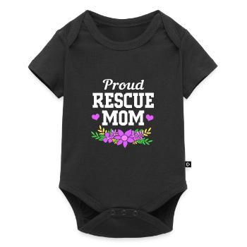 Cat Rescue Animal Rights Animal Rescue Animal Shelter - Baby Premium short-sleeve bodysuit - black - Front