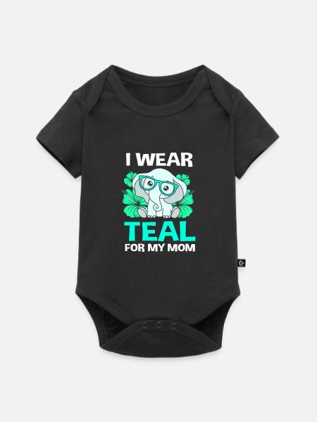 Pcos-Bewusstsein - Baby Premium Kurzarmbody - Schwarz