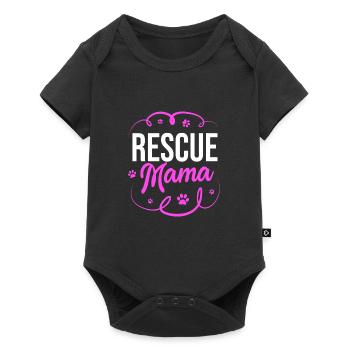 Dog Rescue Animal Rights Animal Rescue Animal Shelter - Baby Premium short-sleeve bodysuit - black - Front