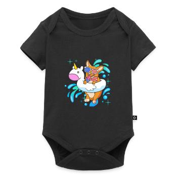 Pool Party - Baby Premium short-sleeve bodysuit - black - Front
