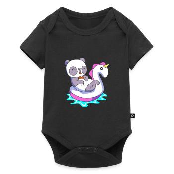 Pool Party - Baby Premium short-sleeve bodysuit - black - Front