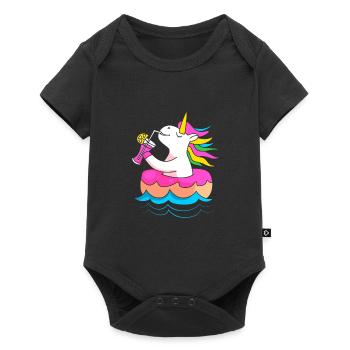 Pool Party - Baby Premium short-sleeve bodysuit - black - Front
