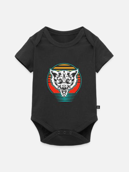 Werwolf - Baby Premium Kurzarmbody - Schwarz