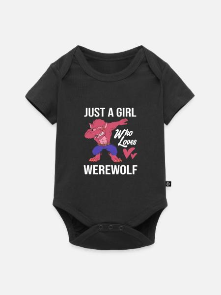Werwolf - Baby Premium Kurzarmbody - Schwarz