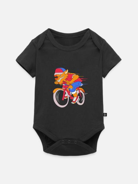 Werwolf - Baby Premium Kurzarmbody - Schwarz