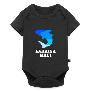 Maui Hawaii Hawaiian - Baby Premium short-sleeve bodysuit - black - Front
