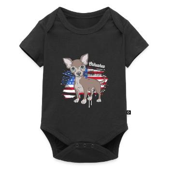 Chihuahua - Baby Premium short-sleeve bodysuit - black - Front