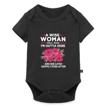 Retirement Pensioner Pensioner - Baby Premium short-sleeve bodysuit - black - Front