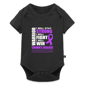 Maladie de Crohn - Body à manches courtes Premium Bébé - noir - Devant
