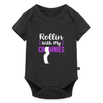 Crohn's disease - Baby Premium short-sleeve bodysuit - black - Front