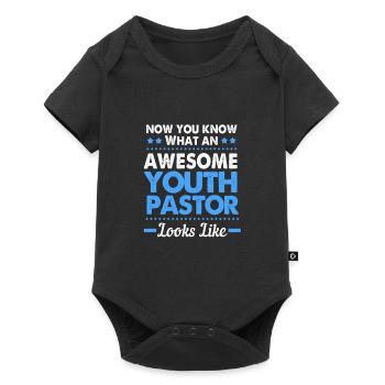 Youth pastor - Baby Premium short-sleeve bodysuit - black - Front